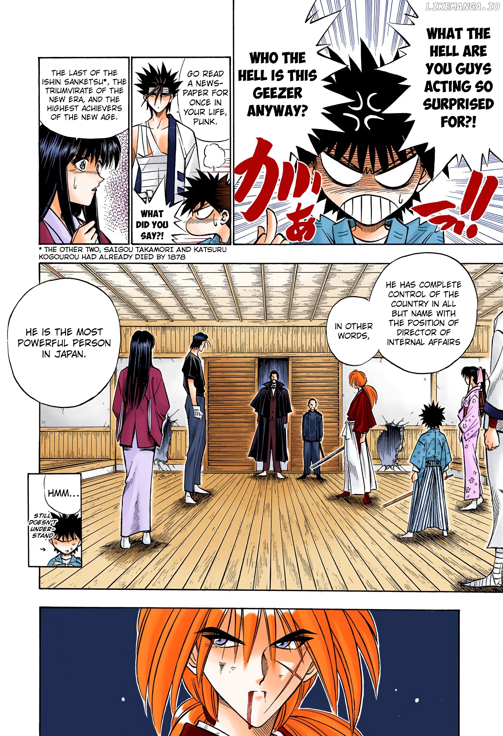 Rurouni Kenshin: Meiji Kenkaku Romantan - Digital Colored Comics chapter 55 - page 2