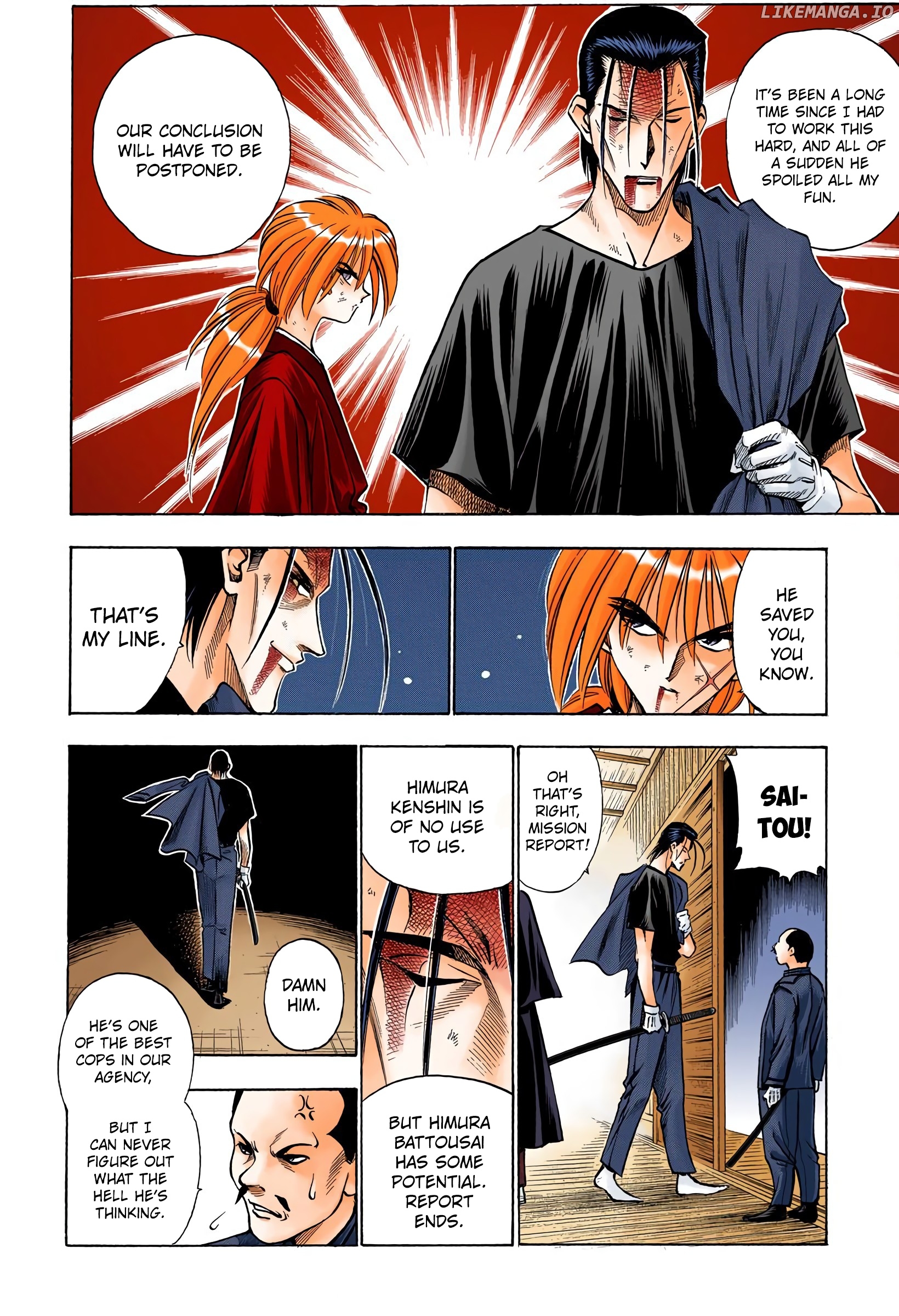Rurouni Kenshin: Meiji Kenkaku Romantan - Digital Colored Comics chapter 55 - page 4