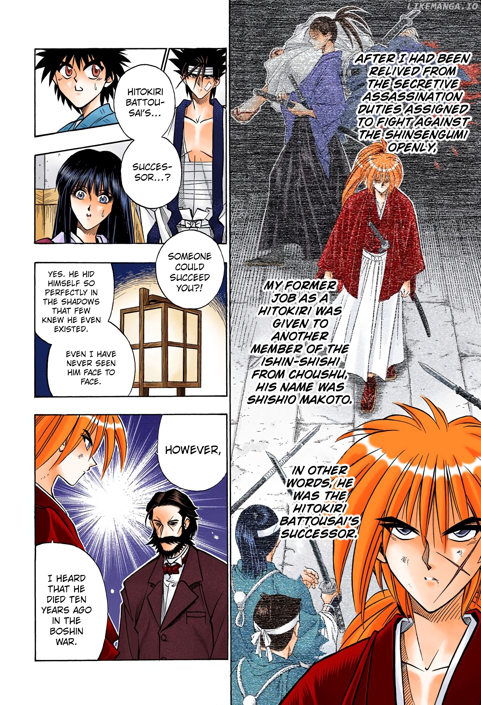 Rurouni Kenshin: Meiji Kenkaku Romantan - Digital Colored Comics chapter 55 - page 8