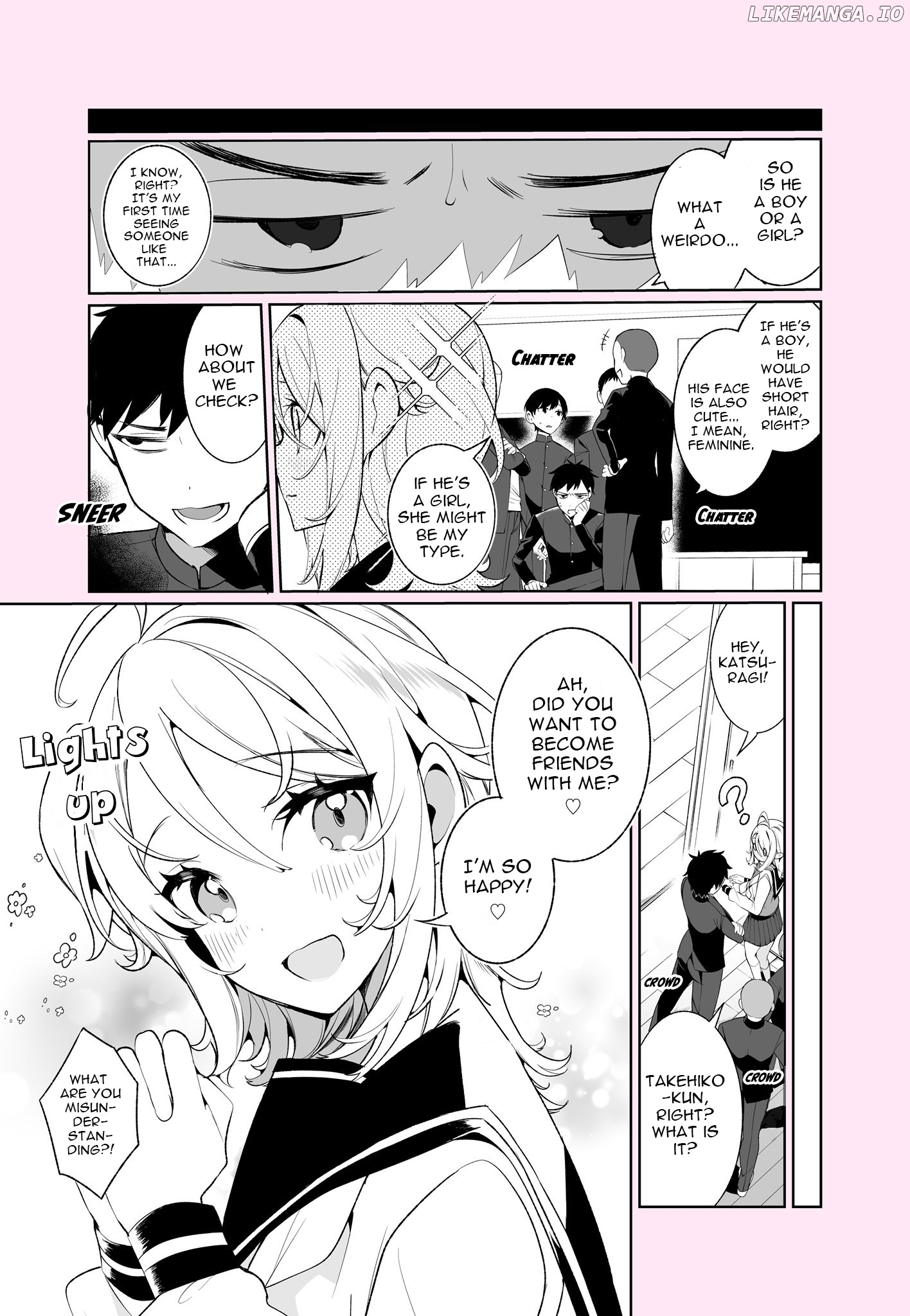Seiheki Wo Kuruwaseru, Otokonoko Musume Tenkousei Ga Arawareta! chapter 1 - page 2