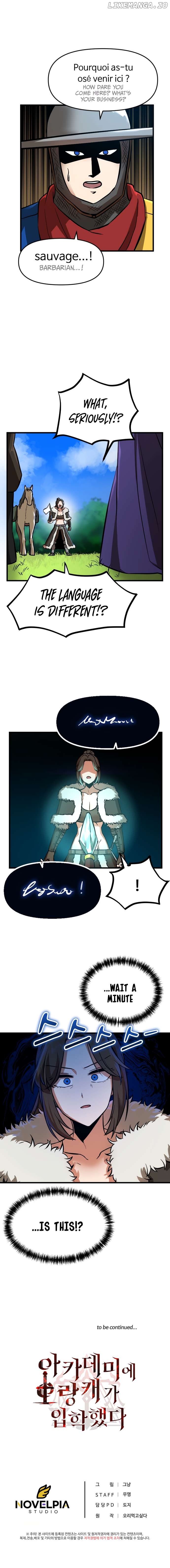 A Barbarian Was Admitted to the Academy Chapter 8 - page 7