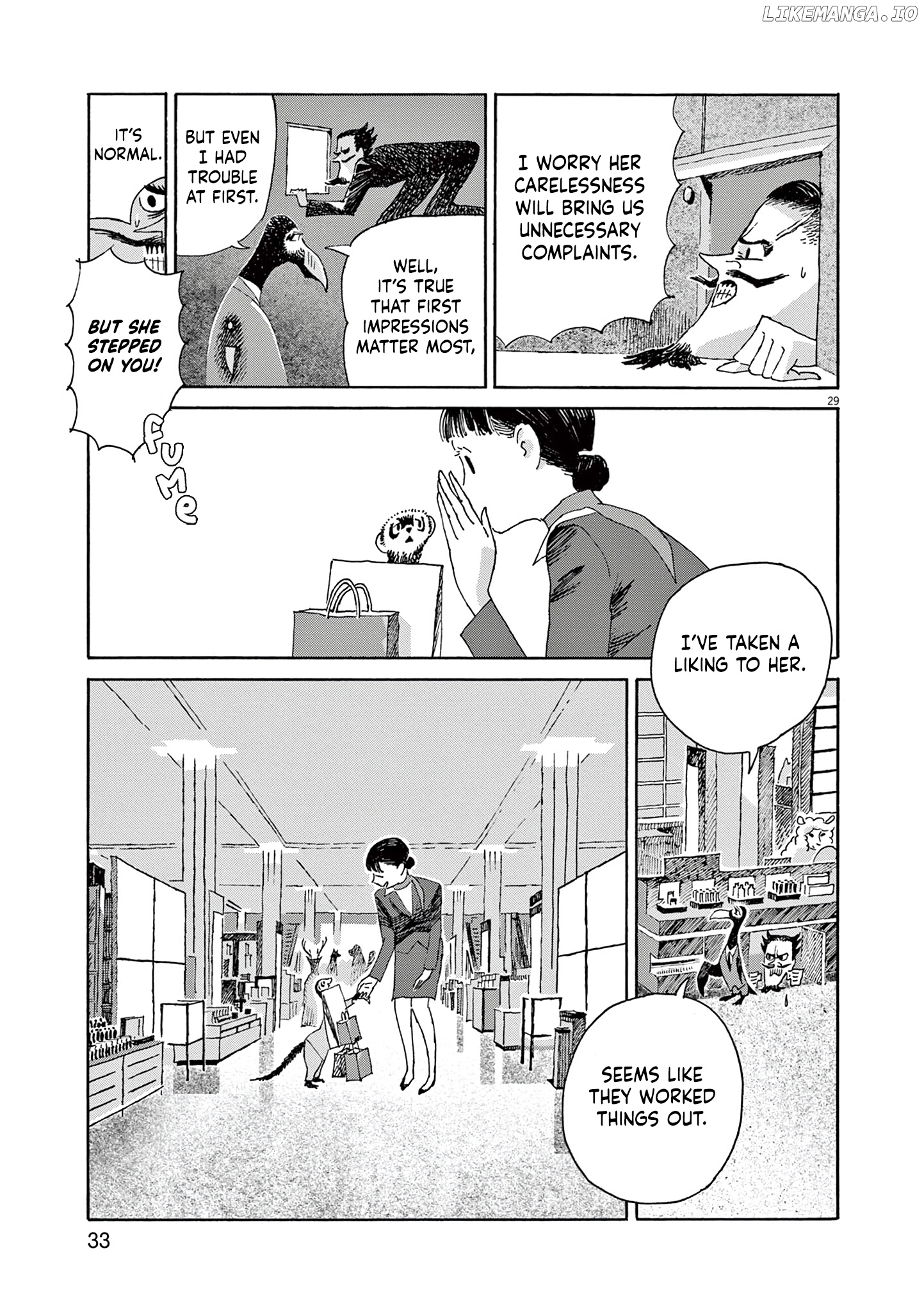 Hokkyoku Hyakkaten no Concierge-san chapter 1 - page 35
