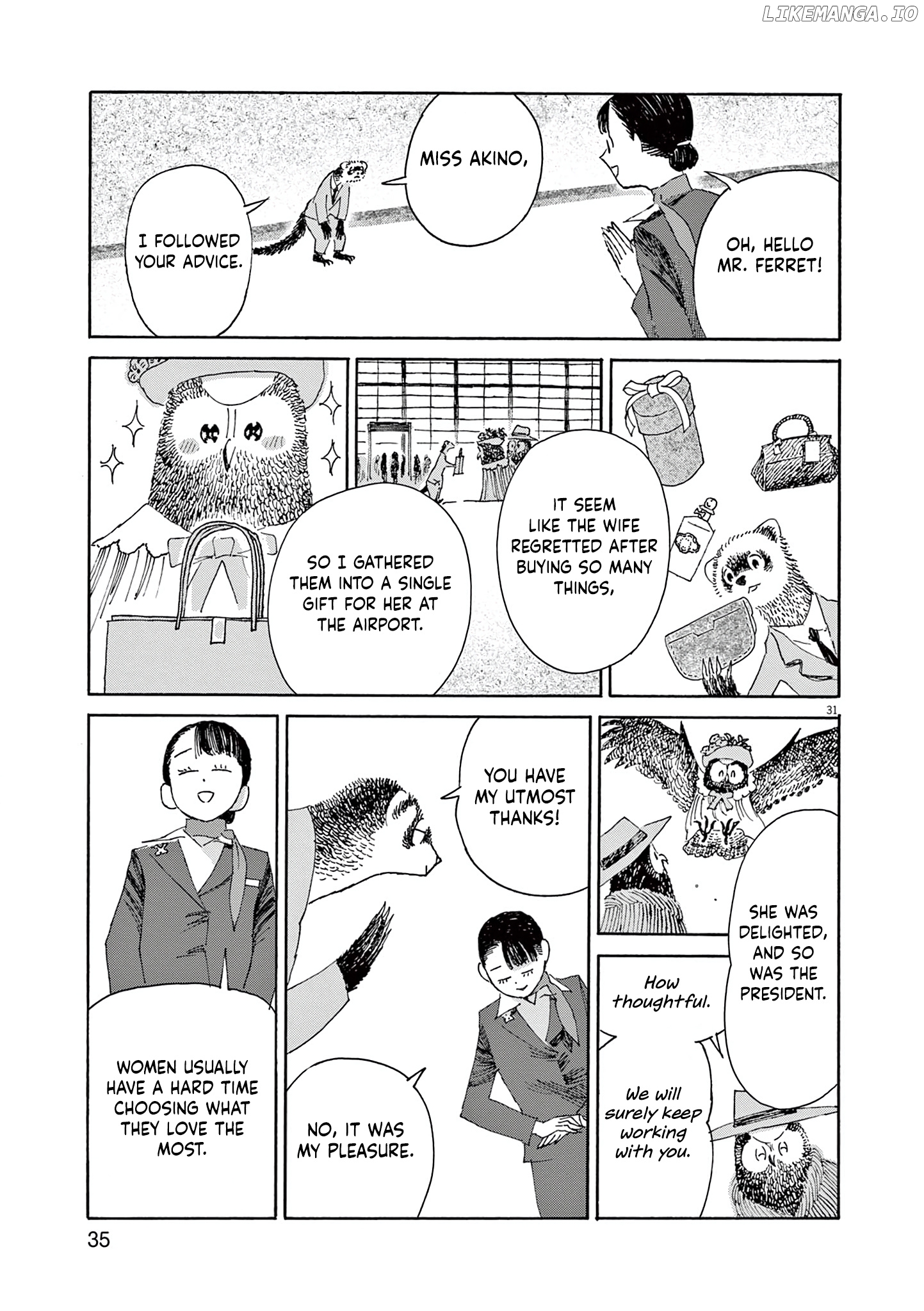 Hokkyoku Hyakkaten no Concierge-san chapter 1 - page 37