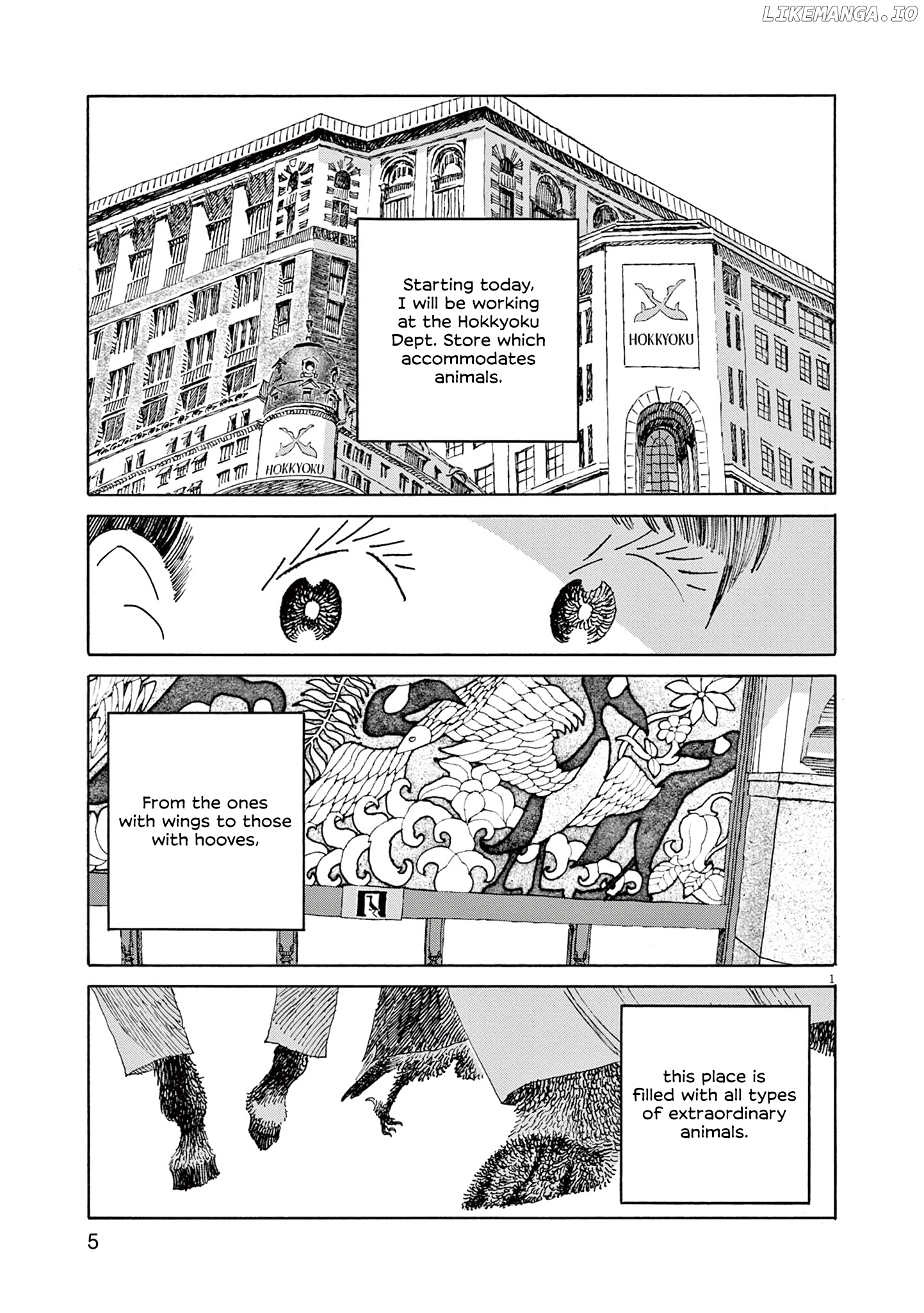 Hokkyoku Hyakkaten no Concierge-san chapter 1 - page 8