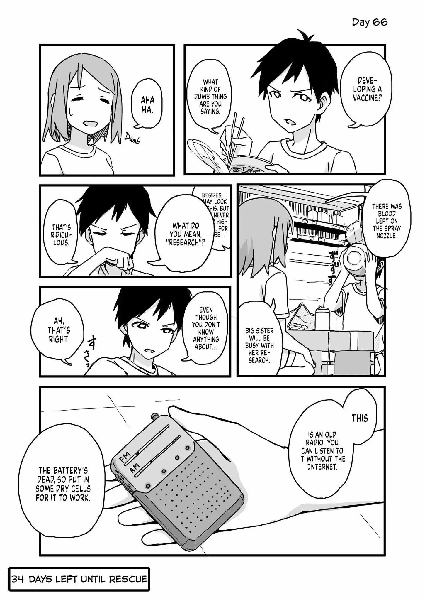 Convenience Store of the Dead ~The Convenience Store Clerk Will Get Rescued in 100 Days~ chapter 66 - page 1