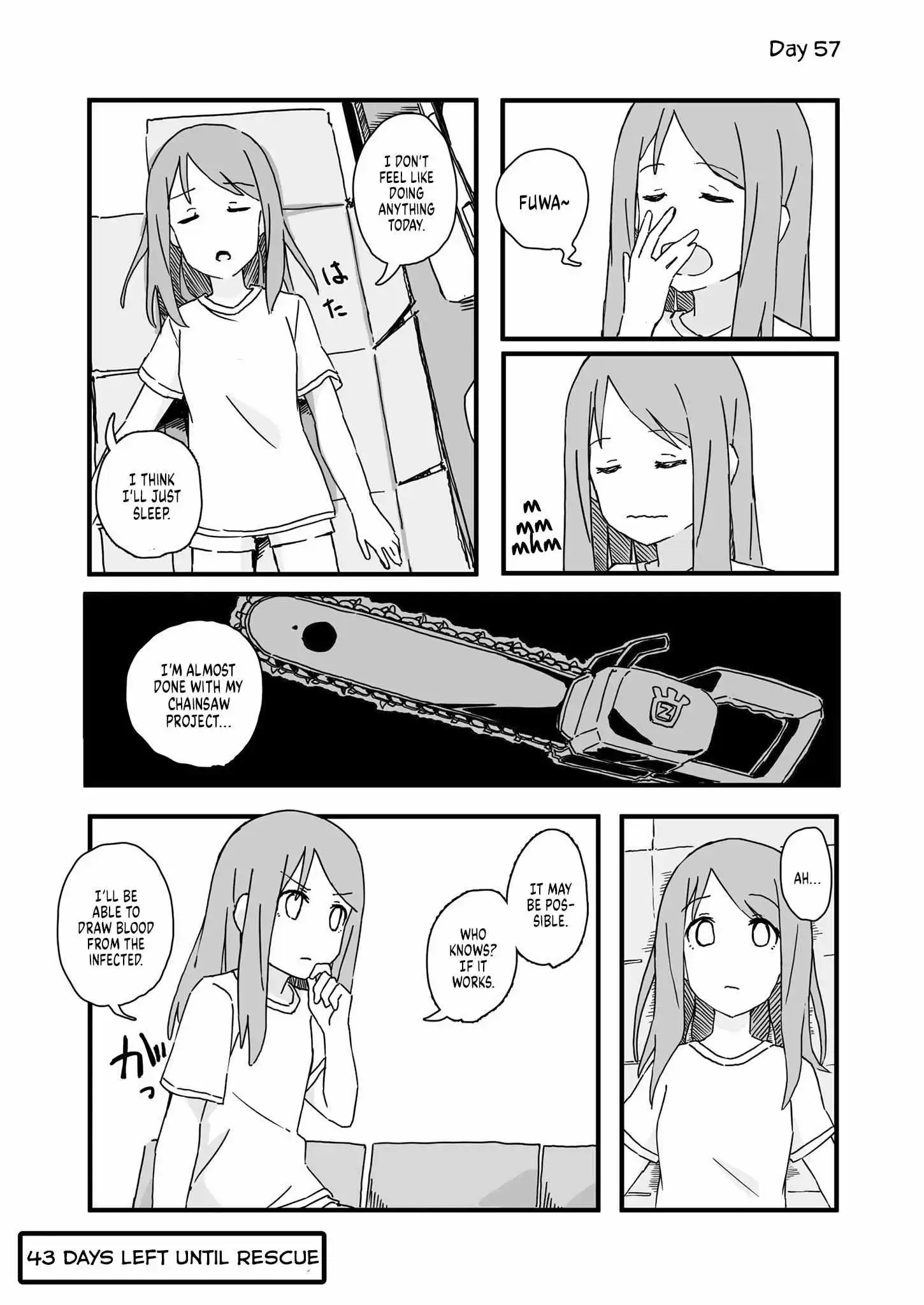 Convenience Store of the Dead ~The Convenience Store Clerk Will Get Rescued in 100 Days~ chapter 57 - page 1