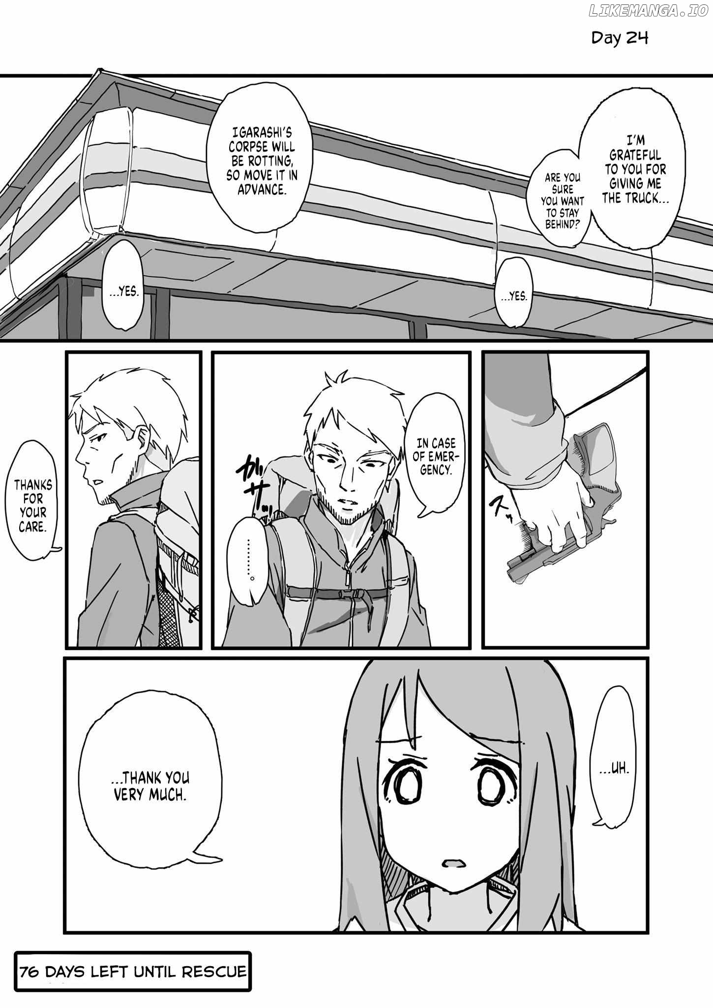 Convenience Store of the Dead ~The Convenience Store Clerk Will Get Rescued in 100 Days~ chapter 24 - page 1