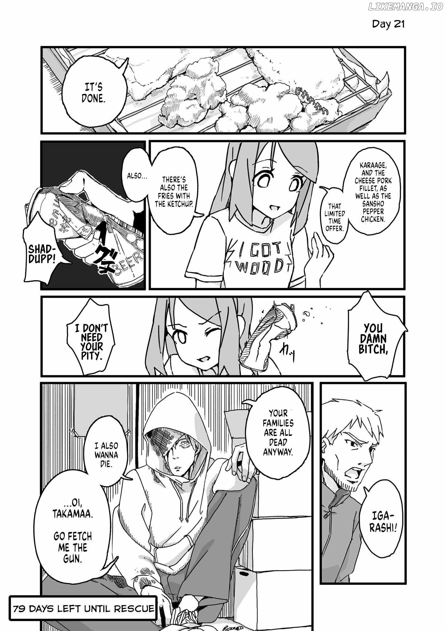 Convenience Store of the Dead ~The Convenience Store Clerk Will Get Rescued in 100 Days~ chapter 21 - page 1