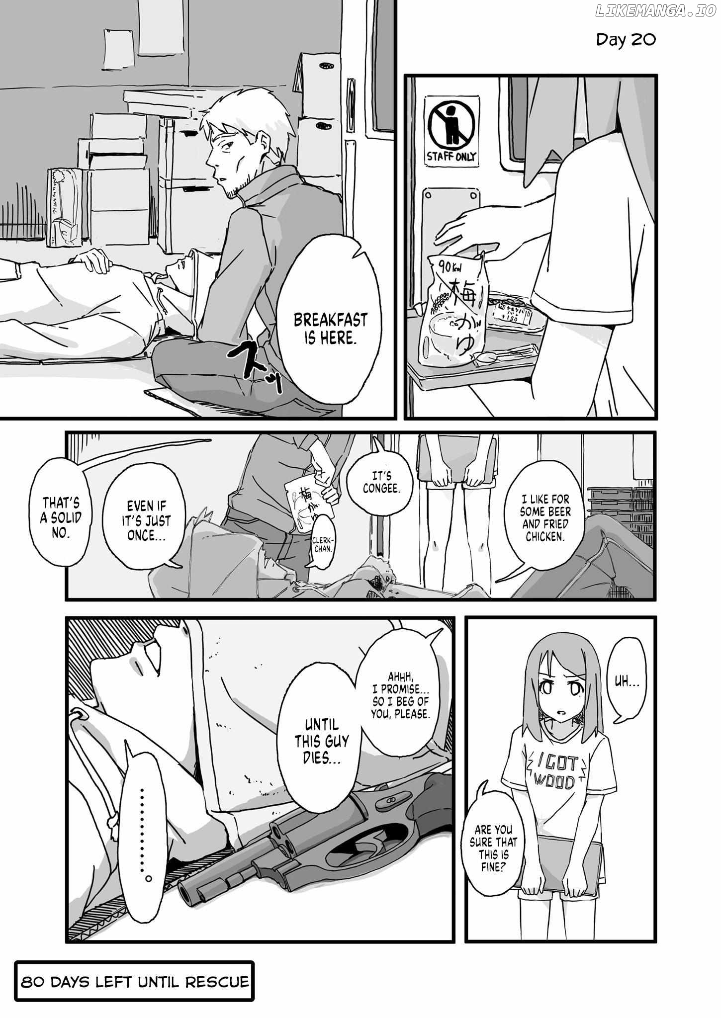 Convenience Store of the Dead ~The Convenience Store Clerk Will Get Rescued in 100 Days~ chapter 20 - page 1