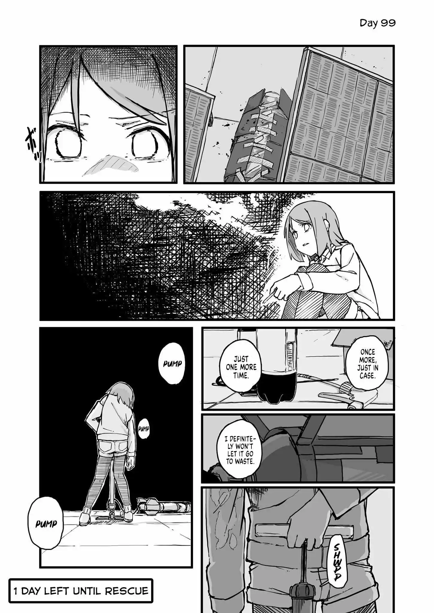 Convenience Store of the Dead ~The Convenience Store Clerk Will Get Rescued in 100 Days~ chapter 99 - page 1