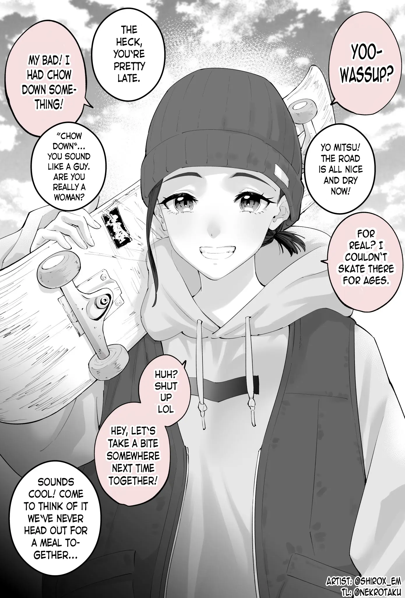 The Day I Stopped Being Best Buddies With A Female Skater chapter 1 - page 1