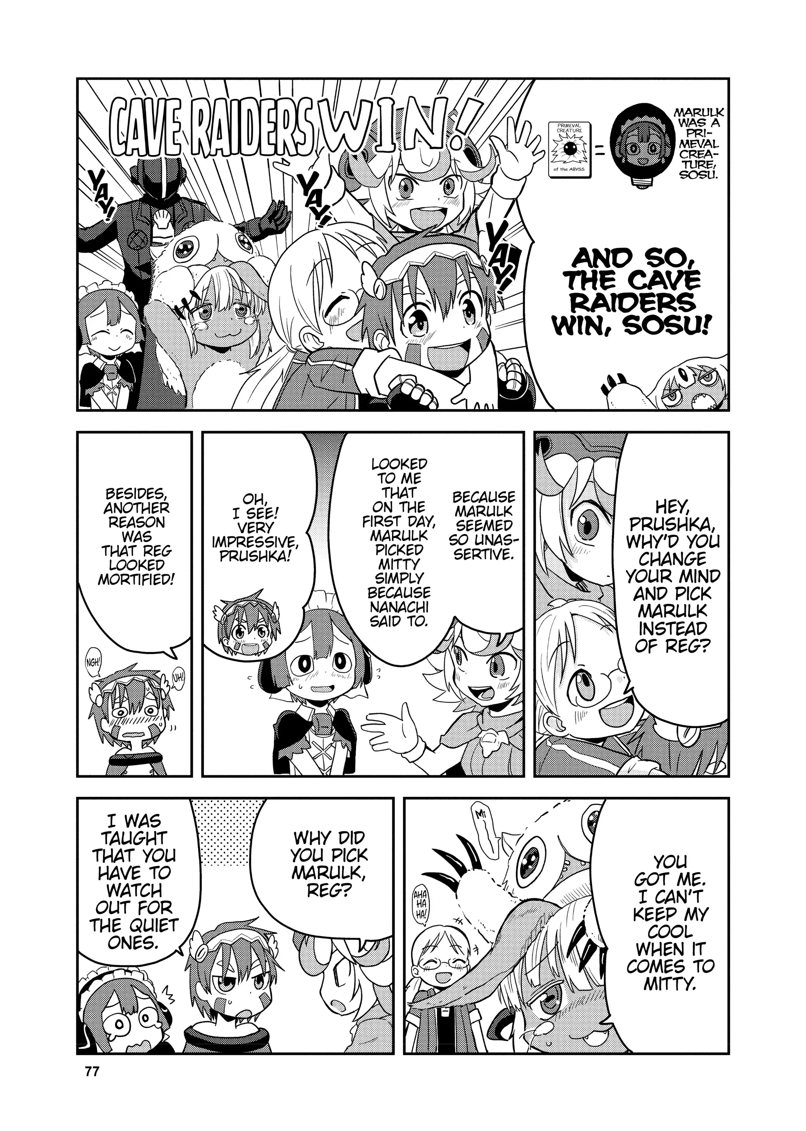 Made in Abyss Official Anthology – Layer 4: It’s a Wonderful Abyss Life Chapter 6 - page 11