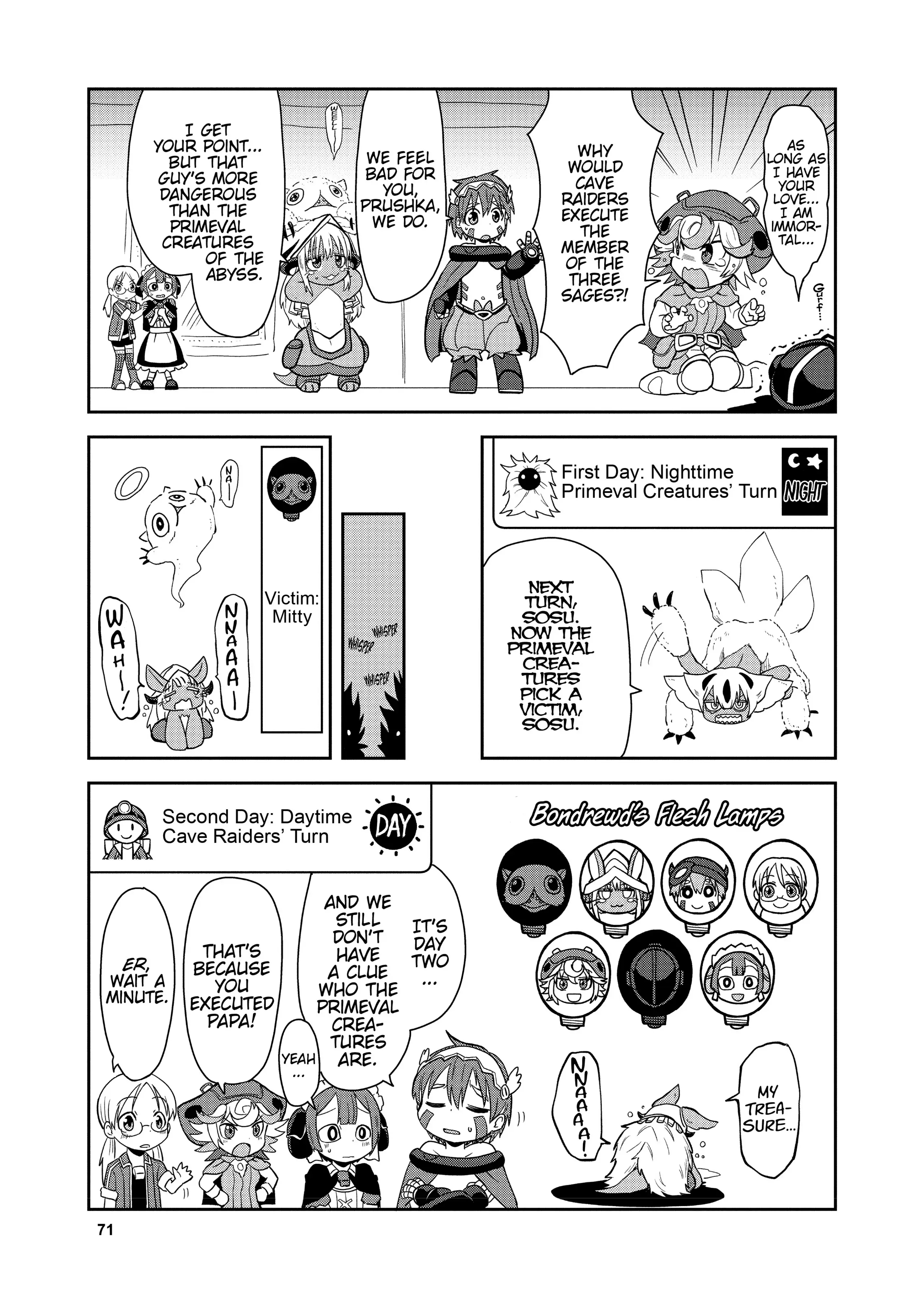 Made in Abyss Official Anthology – Layer 4: It’s a Wonderful Abyss Life Chapter 6 - page 5
