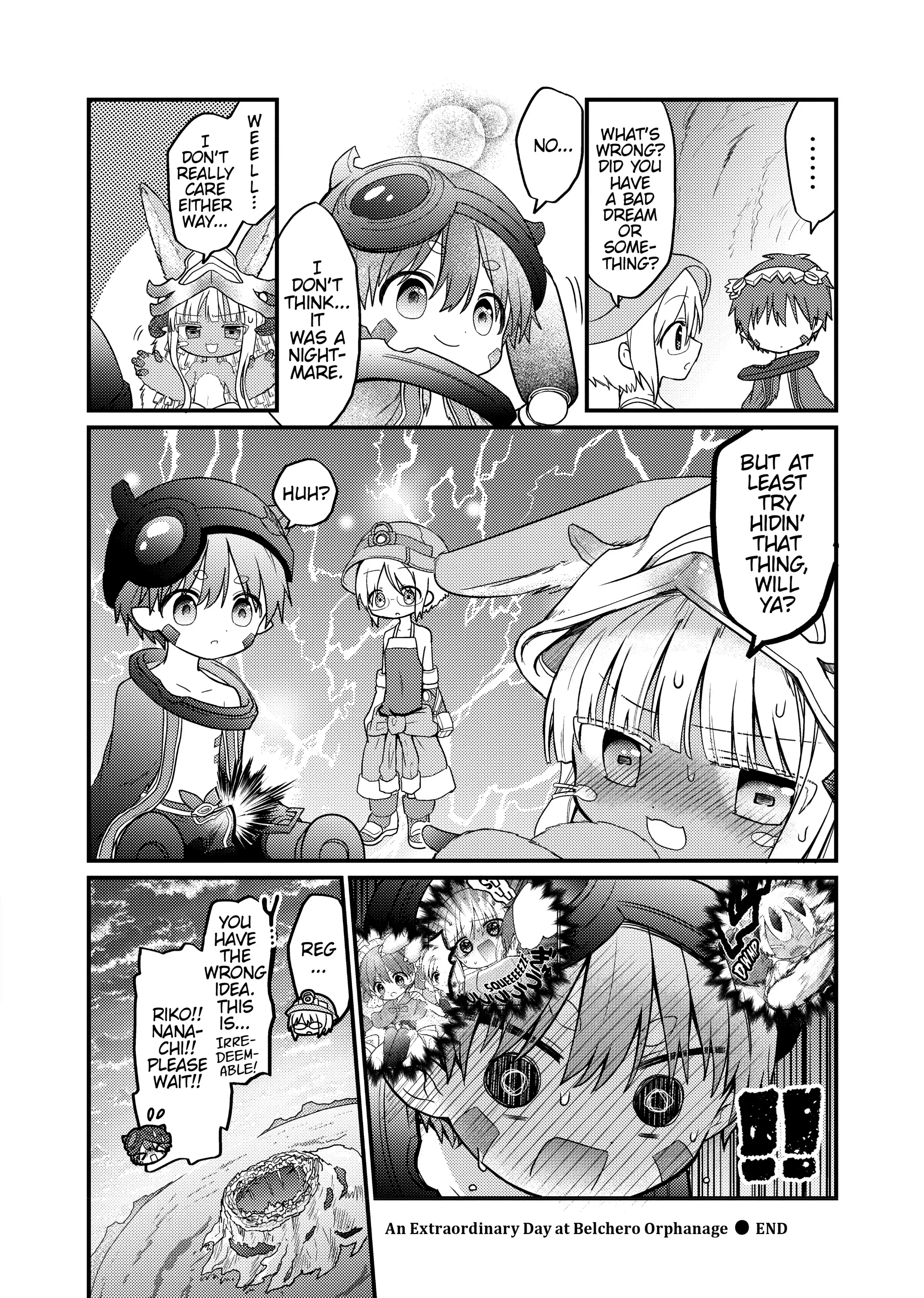 Made in Abyss Official Anthology – Layer 4: It’s a Wonderful Abyss Life Chapter 1 - page 17