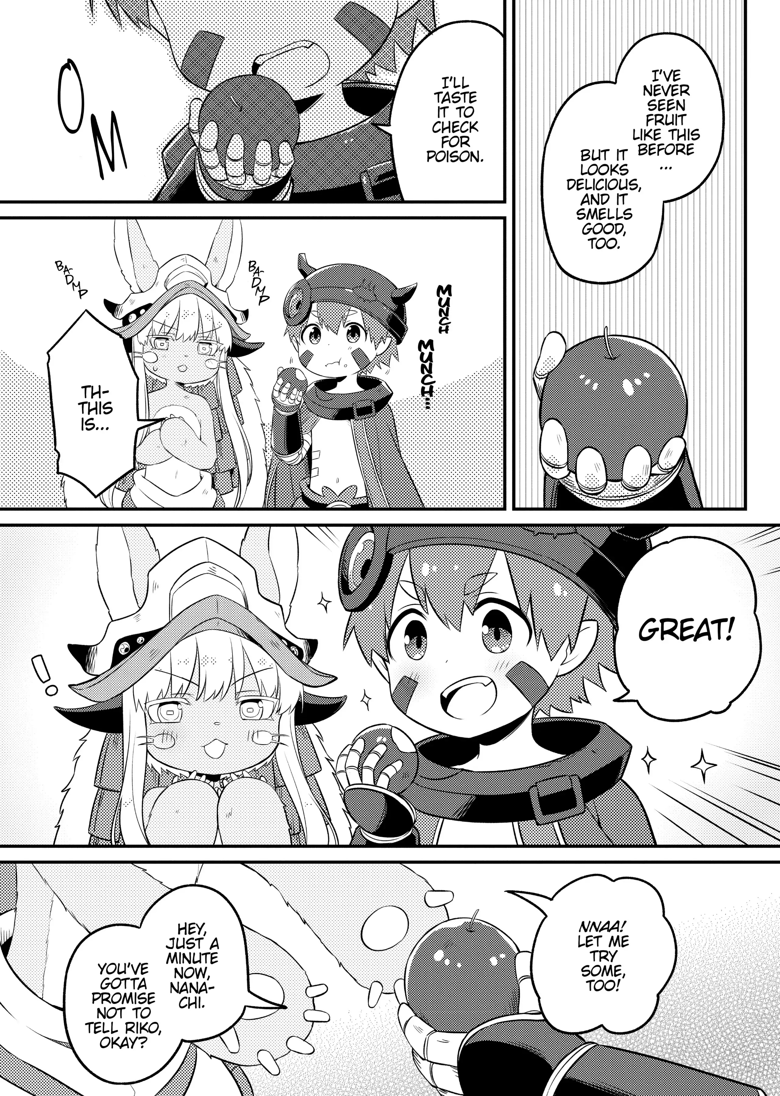Made in Abyss Official Anthology – Layer 4: It’s a Wonderful Abyss Life Chapter 2 - page 3
