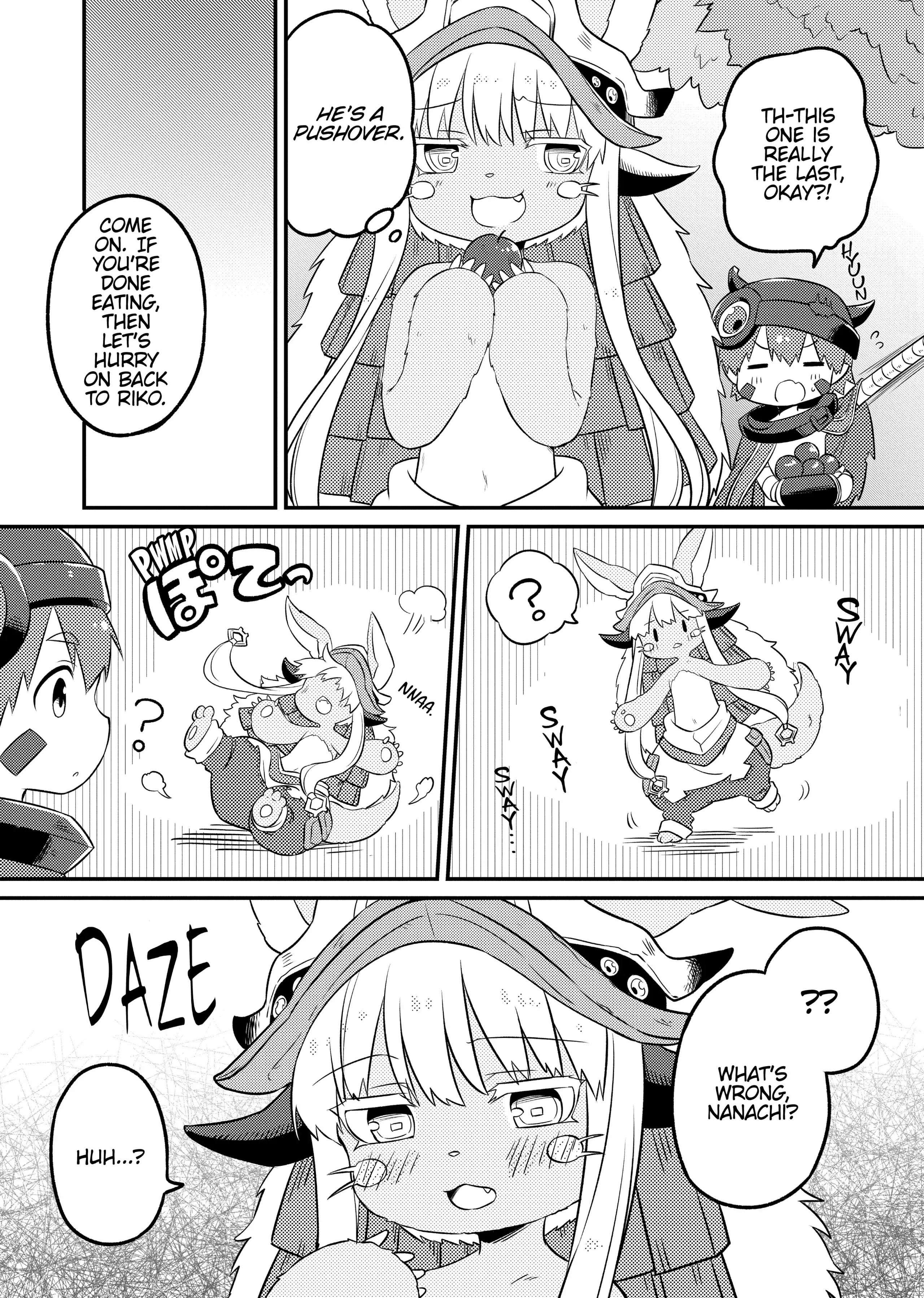 Made in Abyss Official Anthology – Layer 4: It’s a Wonderful Abyss Life Chapter 2 - page 5