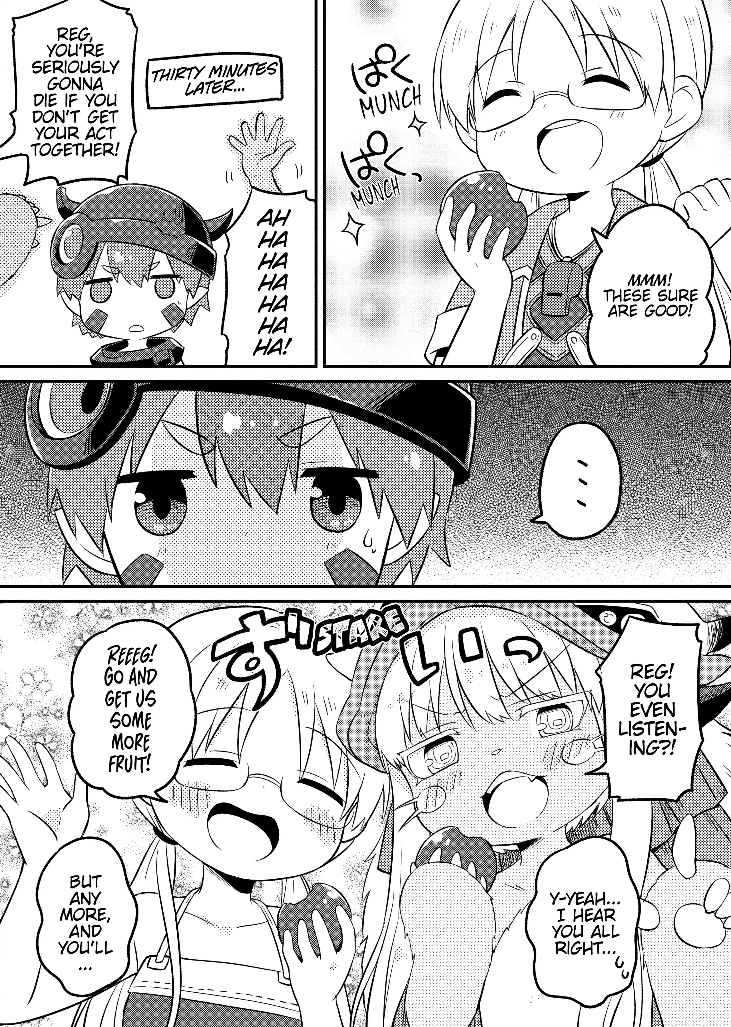 Made in Abyss Official Anthology – Layer 4: It’s a Wonderful Abyss Life Chapter 2 - page 8
