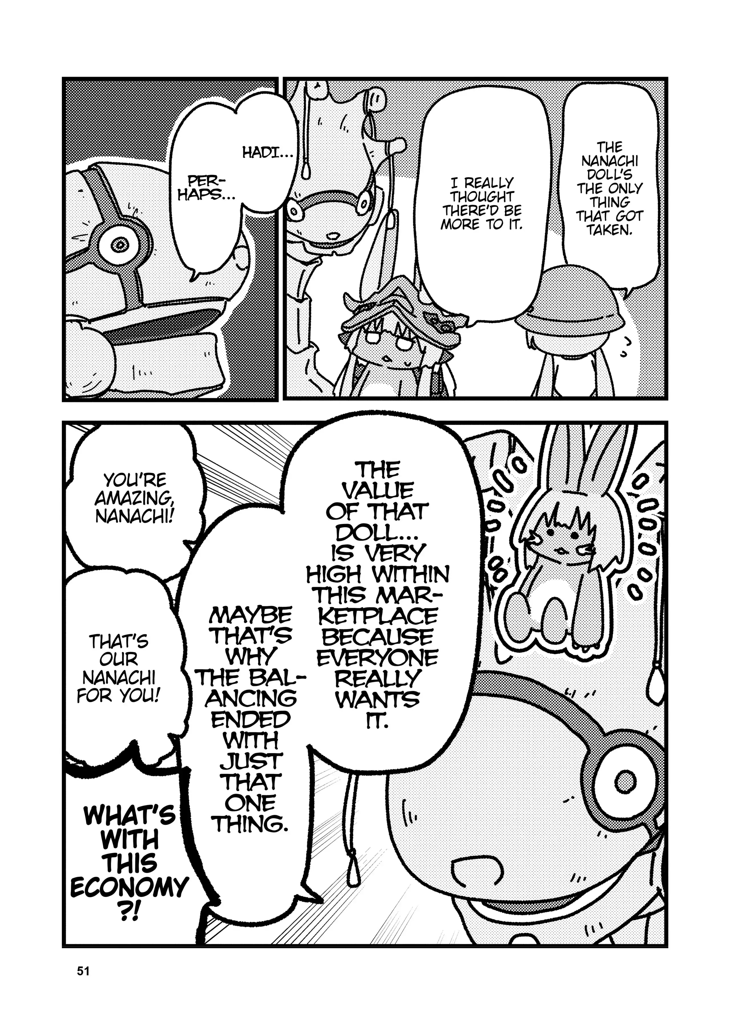 Made in Abyss Official Anthology – Layer 4: It’s a Wonderful Abyss Life Chapter 4 - page 11