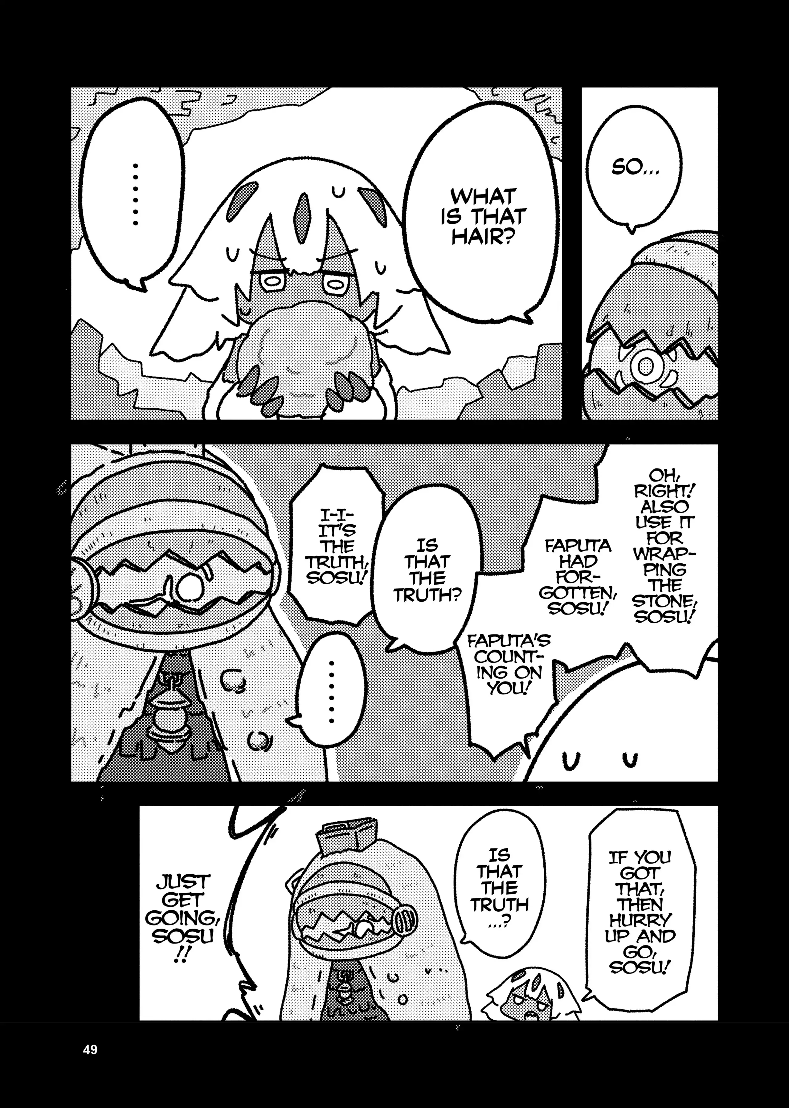 Made in Abyss Official Anthology – Layer 4: It’s a Wonderful Abyss Life Chapter 4 - page 9