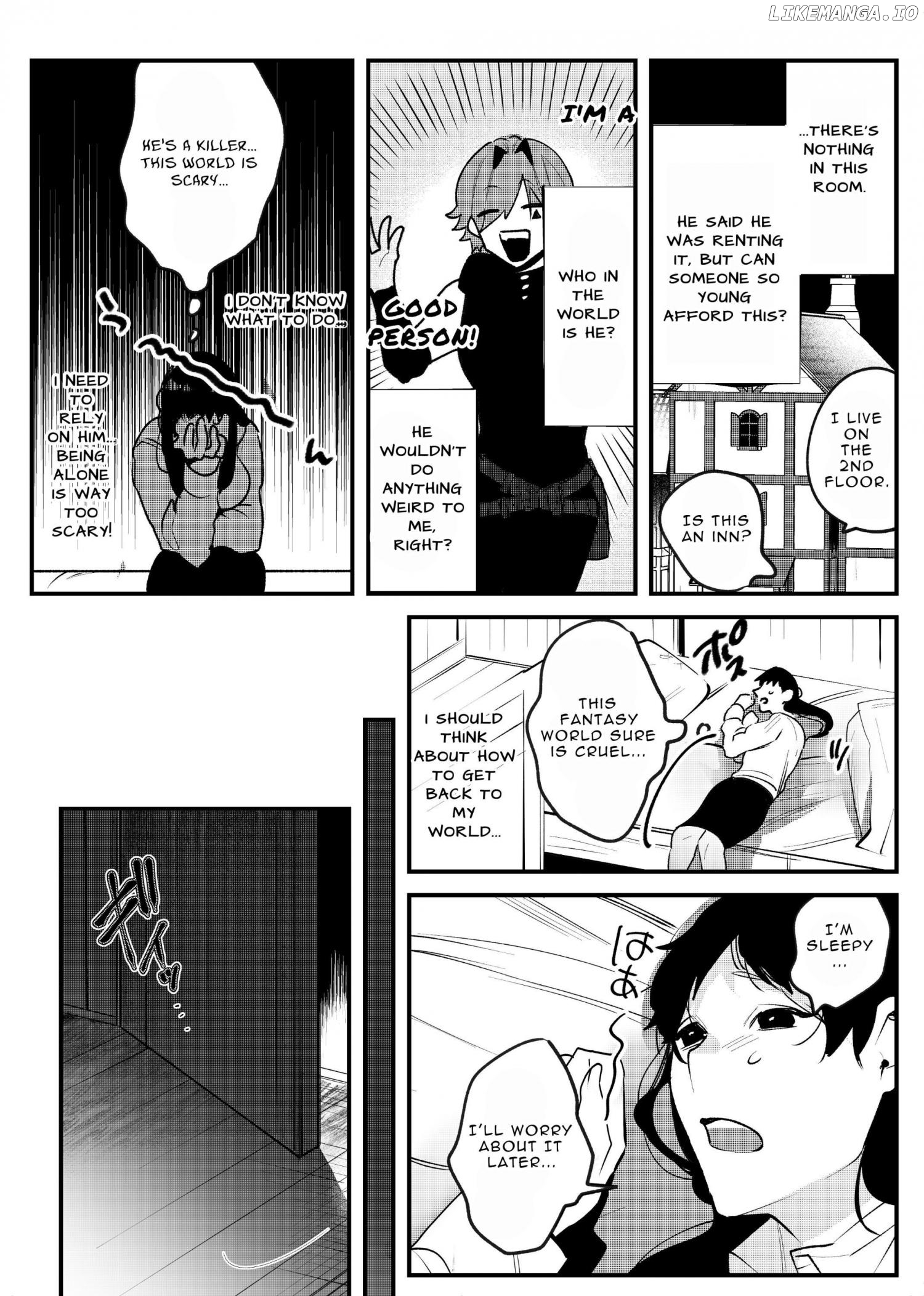 The Man Who Saved Me on my Isekai Trip is a Killer Chapter 1 - page 15