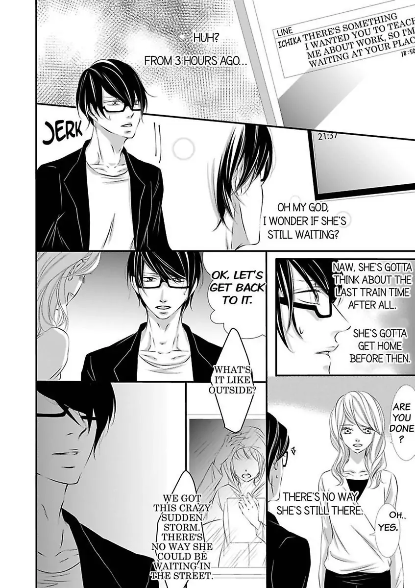 Shitsuren H no Aite wa Joushi Gouin Sugiru Shita Zukai Chapter 3 - page 28
