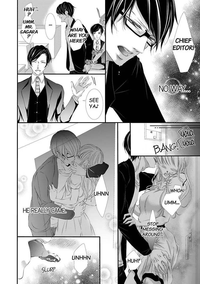 Shitsuren H no Aite wa Joushi Gouin Sugiru Shita Zukai Chapter 4 - page 42