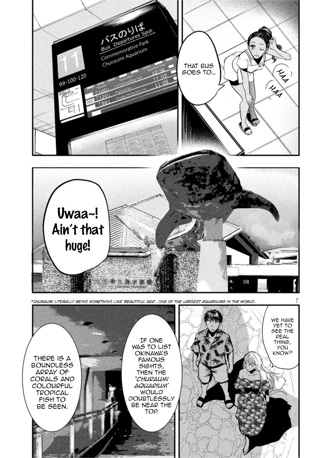Yukionna to Kani wo Kuu: Okinawa-hen Chapter 3 - page 7