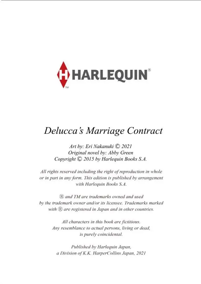 DELUCCA'S MARRIAGE CONTRACT Chapter 1 - page 126