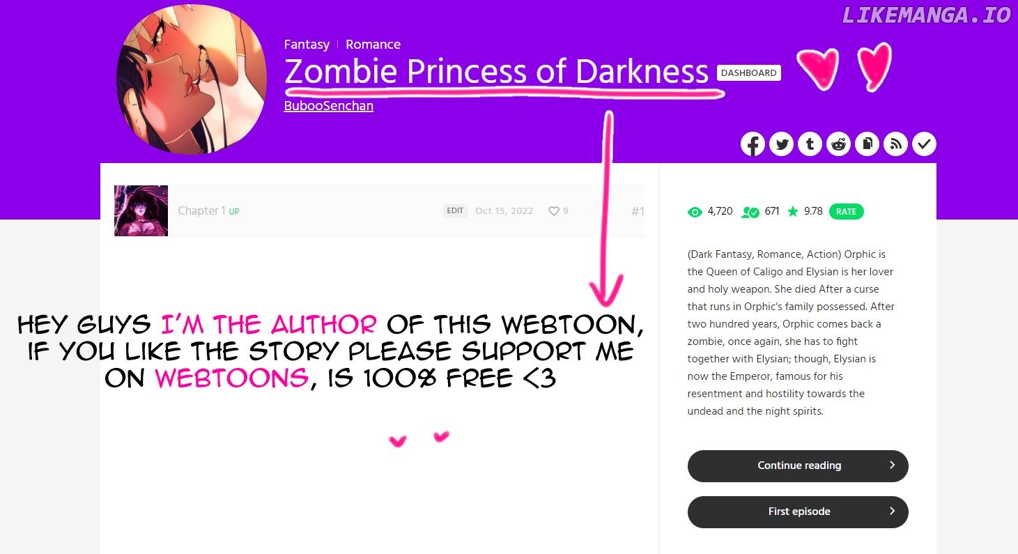 Zombie Princess of Darkness Chapter 0.1 - page 3