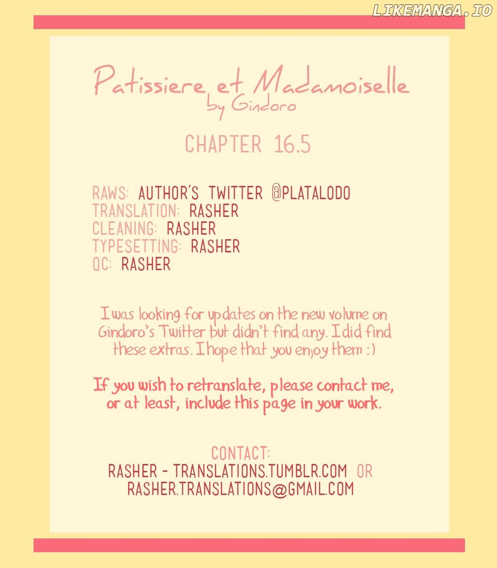 Patissier-san To Oujo-san Chapter 16.5 - page 4