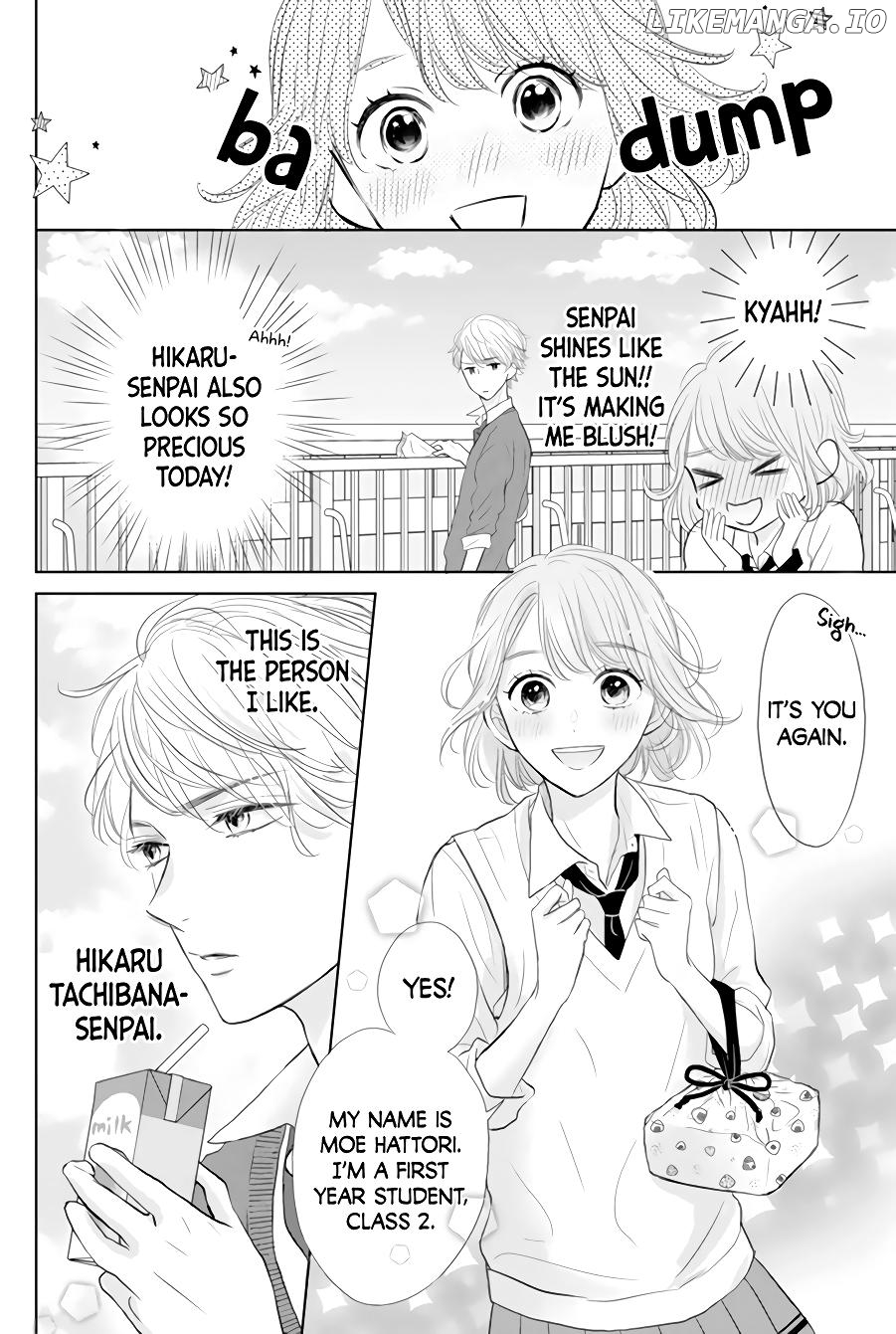 Senpai wa, Ijiwaru ni Tsuki Chapter 1 - page 6