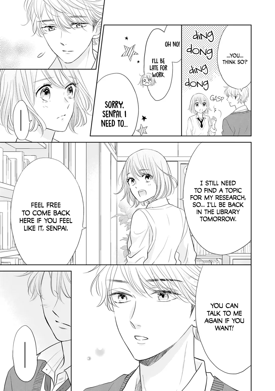 Senpai wa, Ijiwaru ni Tsuki Chapter 16 - page 17