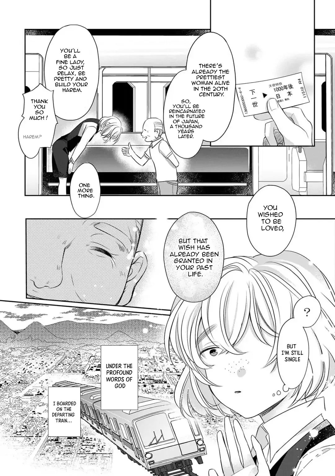 Sen koi ~ I was reincarnated as a beautiful girl in a thousand years, so I fell in love with an elegant handsome man! Chapter 1 - page 11