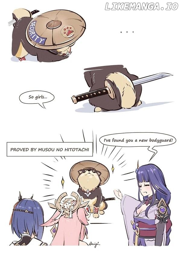 Daily Life of Ei, Yae and Sara In Inazuma Chapter 4 - page 1