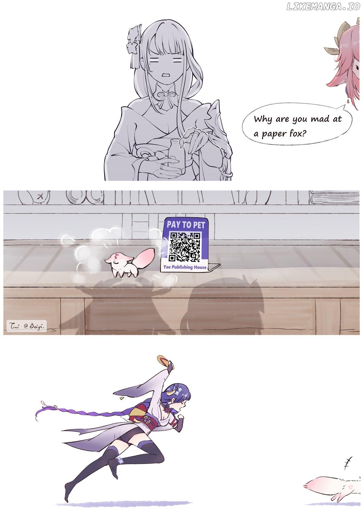 Daily Life of Ei, Yae and Sara In Inazuma Chapter 41 - page 3