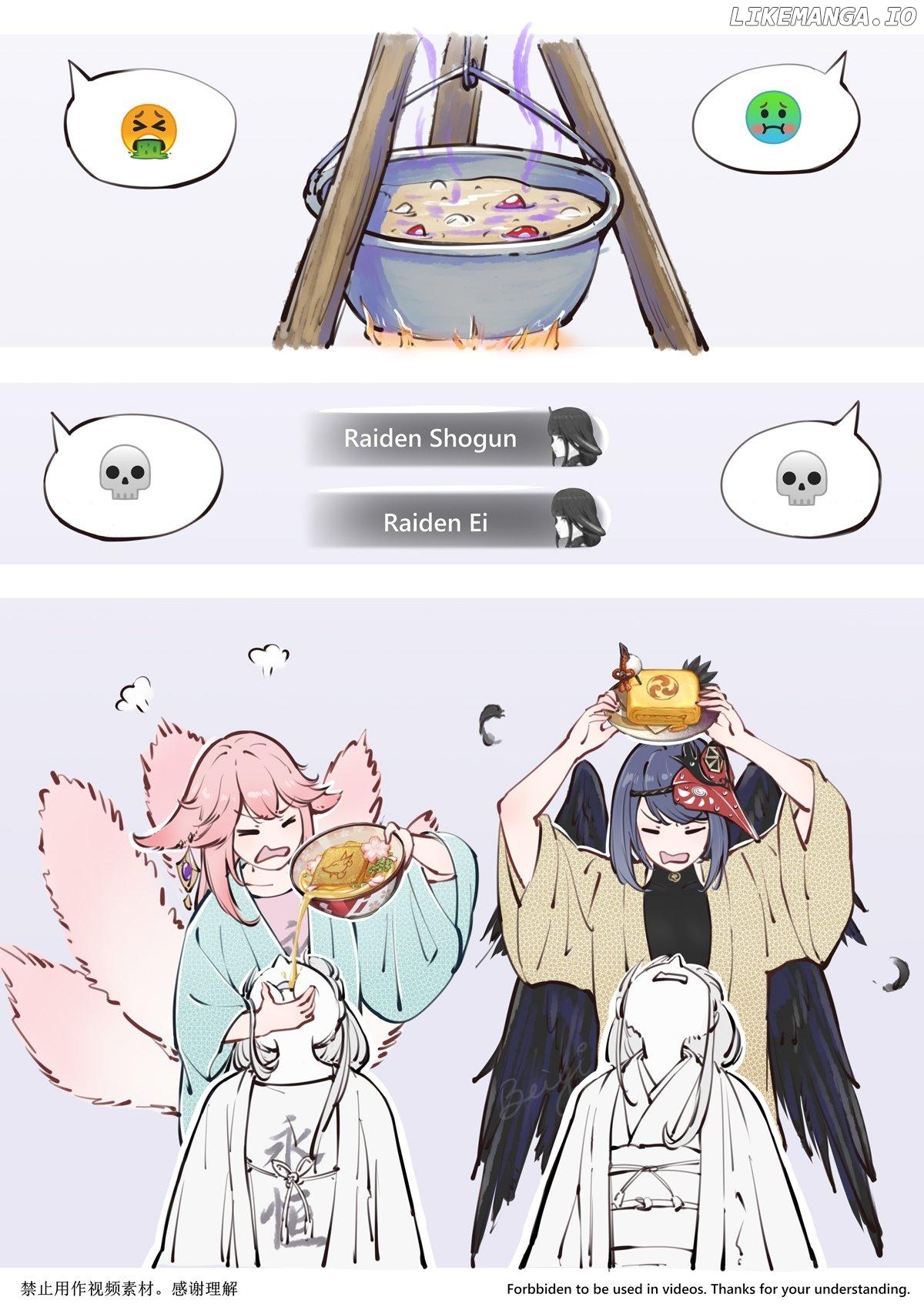 Daily Life of Ei, Yae and Sara In Inazuma Chapter 44 - page 2