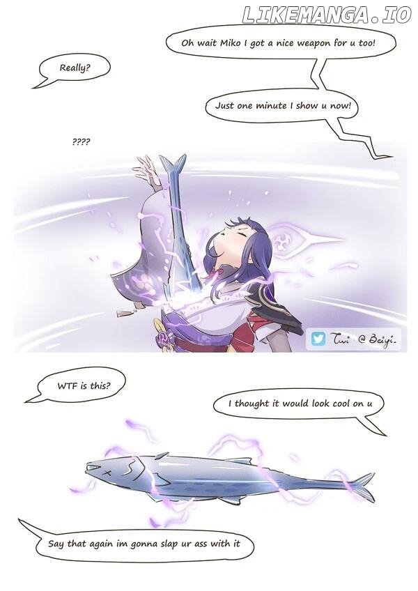 Daily Life of Ei, Yae and Sara In Inazuma Chapter 7 - page 3