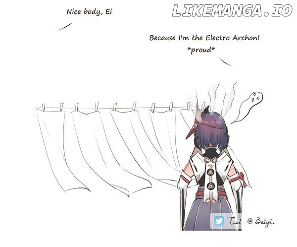 Daily Life of Ei, Yae and Sara In Inazuma Chapter 10 - page 3