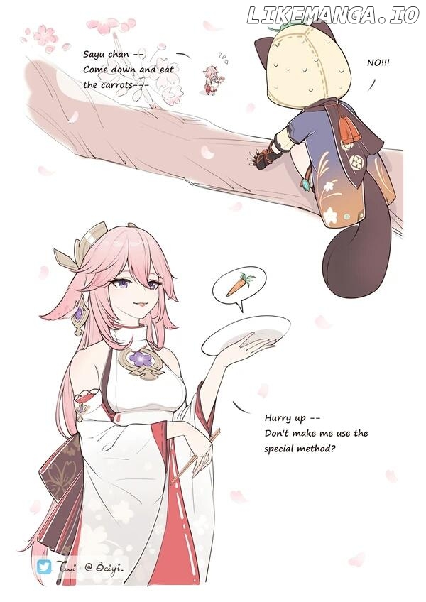 Daily Life of Ei, Yae and Sara In Inazuma Chapter 16 - page 3