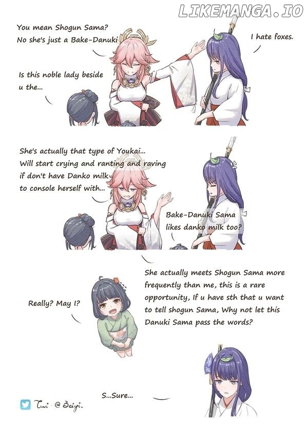 Daily Life of Ei, Yae and Sara In Inazuma Chapter 17 - page 3