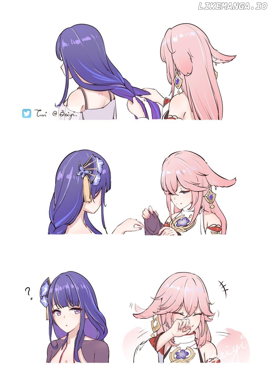Daily Life of Ei, Yae and Sara In Inazuma Chapter 24 - page 1