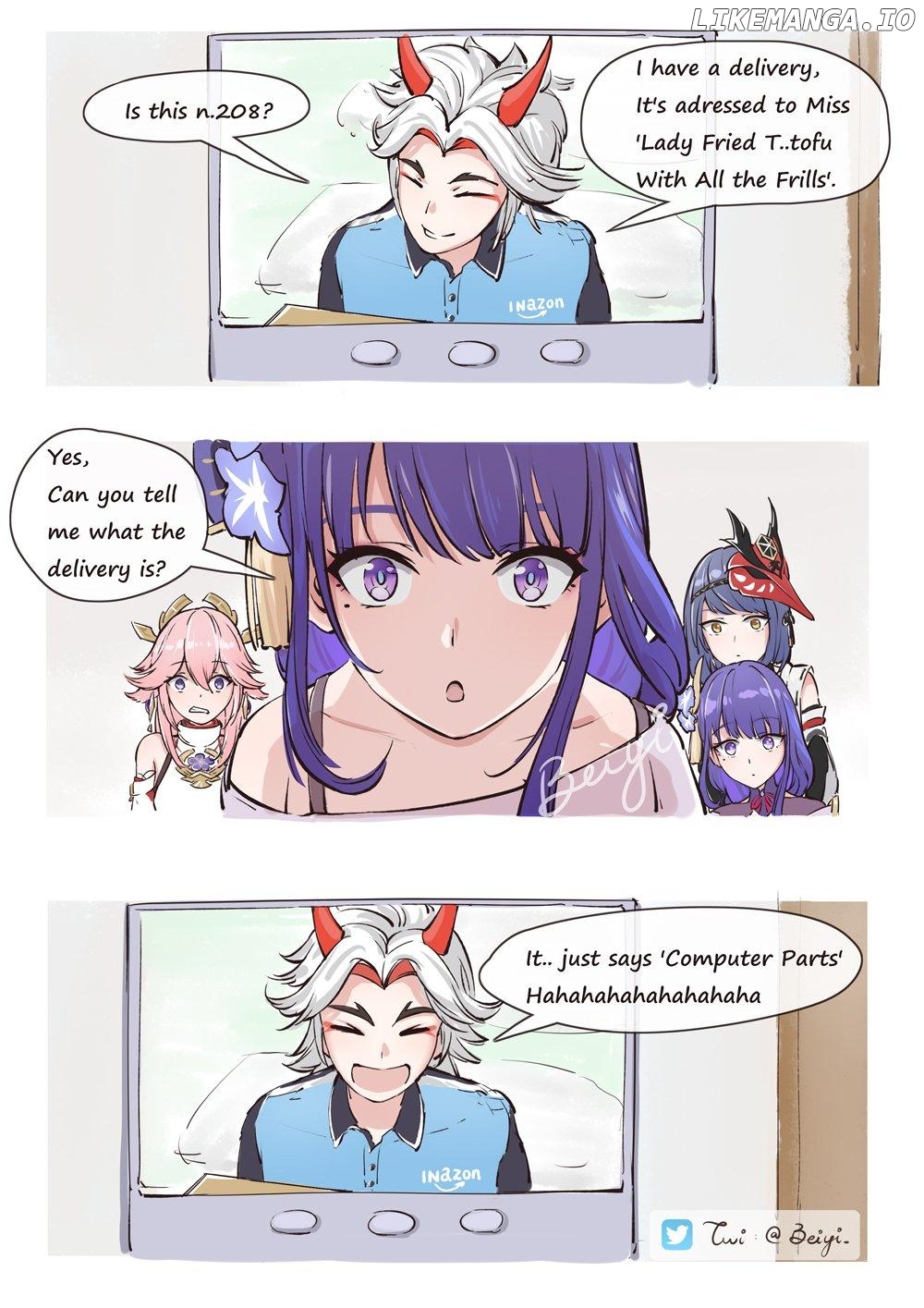 Daily Life of Ei, Yae and Sara In Inazuma Chapter 29 - page 1