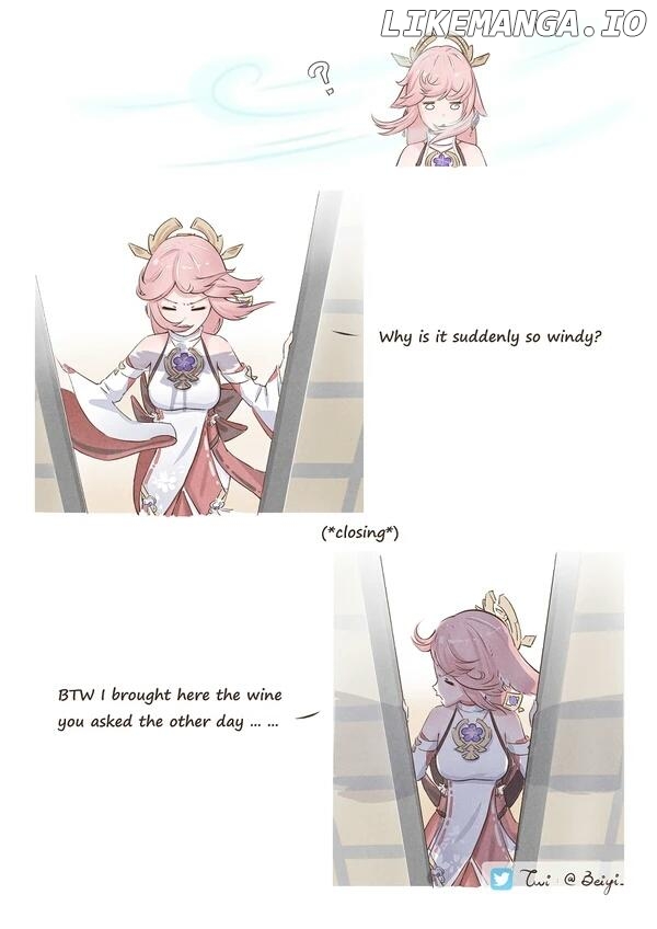 Daily Life of Ei, Yae and Sara In Inazuma Chapter 9 - page 2