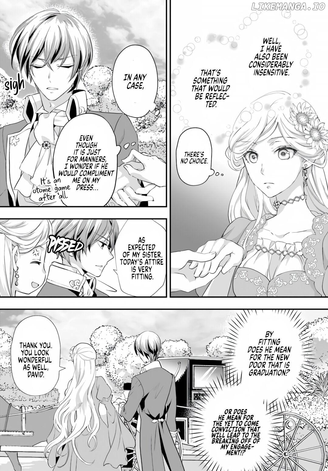 The Struggle of the Villainess. I Realized I’ve Reincarnated Into Another World So I’ll Break off the Engagement and Find My Soulmate Chapter 1 - page 38