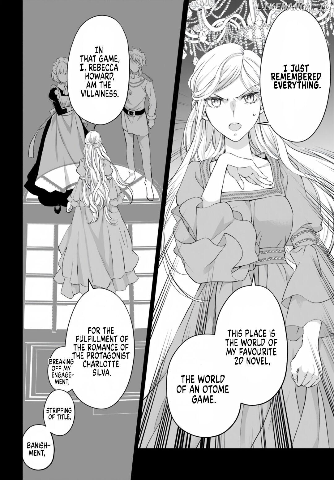 The Struggle of the Villainess. I Realized I’ve Reincarnated Into Another World So I’ll Break off the Engagement and Find My Soulmate Chapter 1 - page 7
