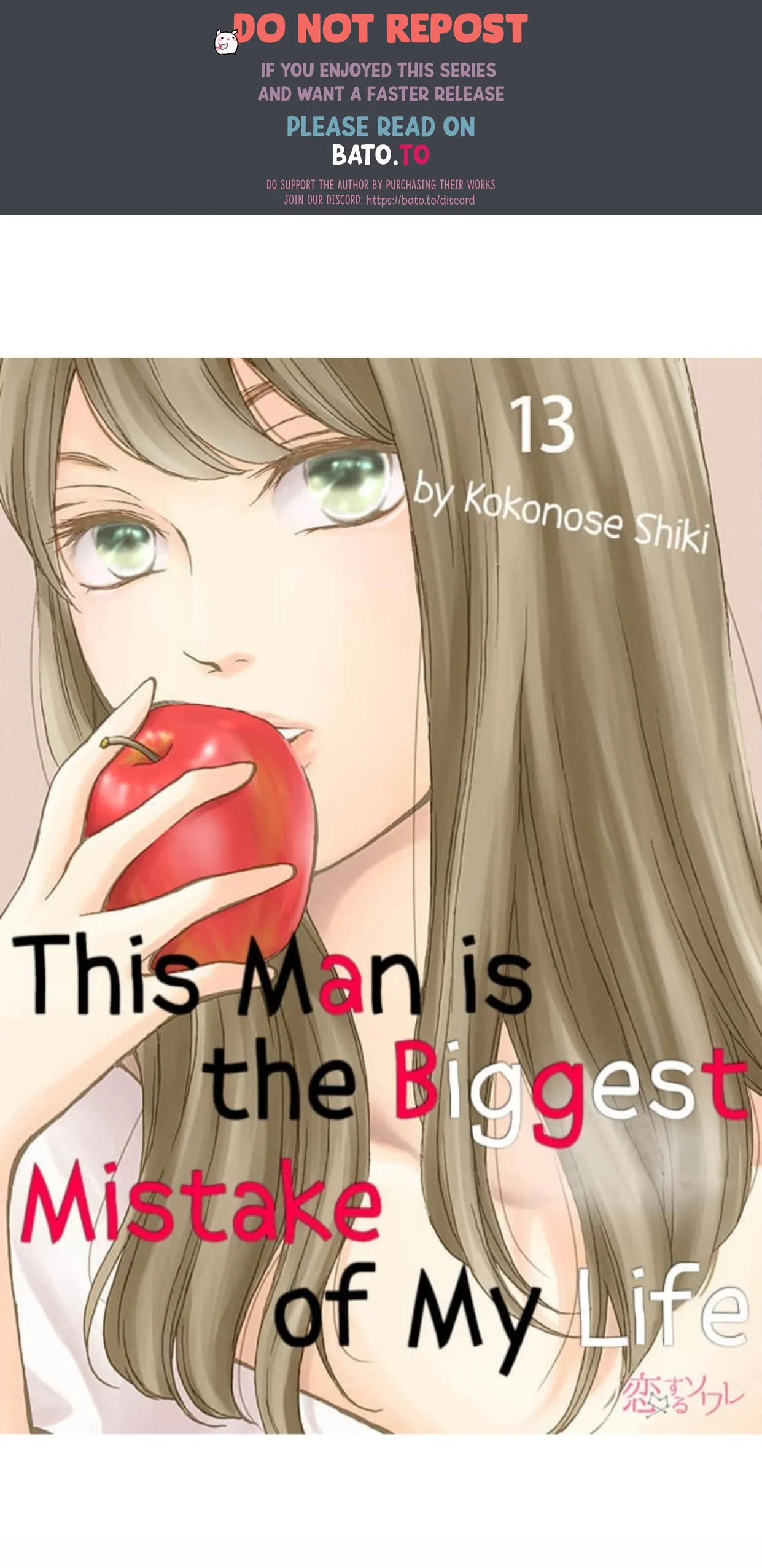 This Man is the Biggest Mistake of My Life Chapter 13 - page 1