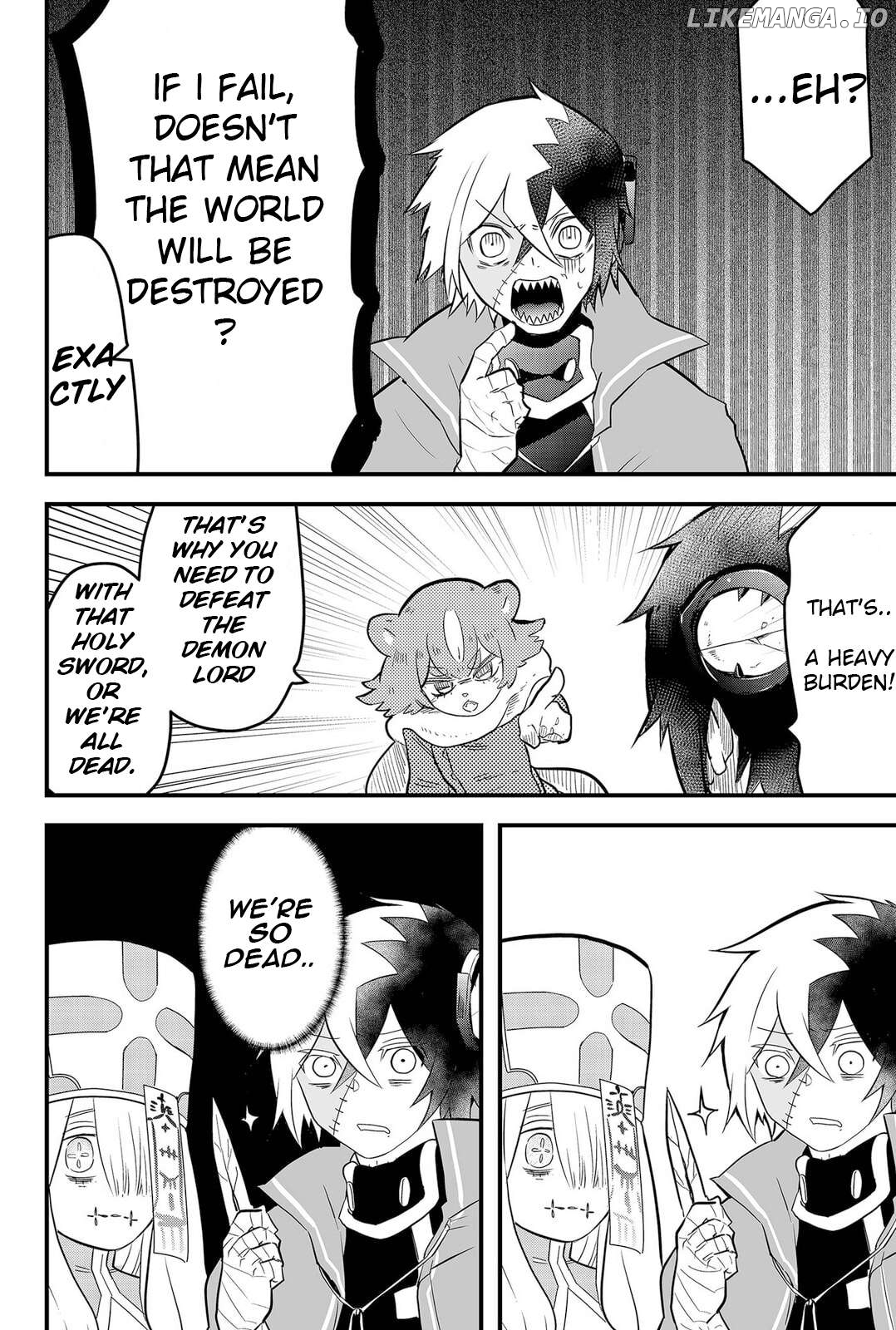 Tsugihagi Darake no Saikyou Yuusha Chapter 4 - page 8