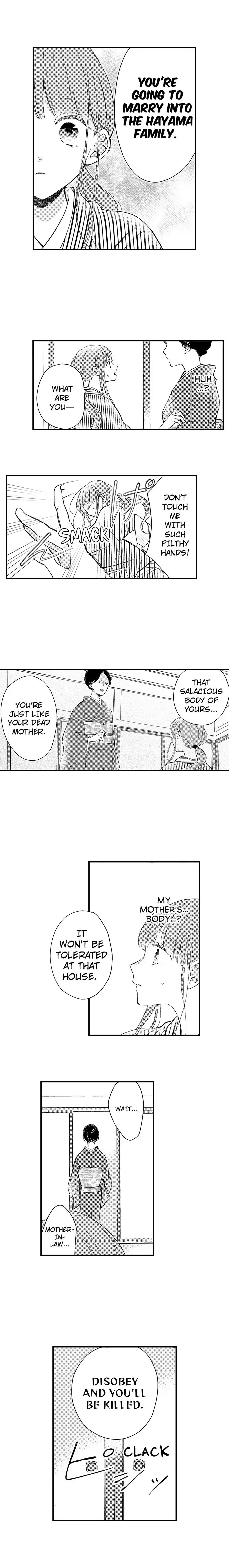Midarana Netsu, Danna-sama no Kuchi Dzuke de Hodokeru Shoya Chapter 1 - page 7