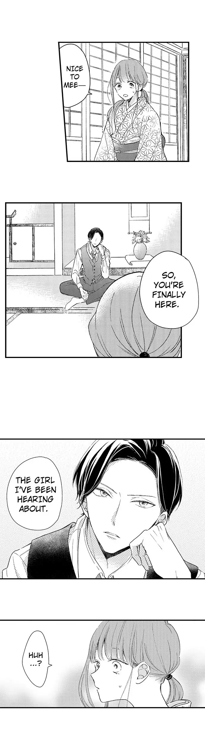 Midarana Netsu, Danna-sama no Kuchi Dzuke de Hodokeru Shoya Chapter 1 - page 9