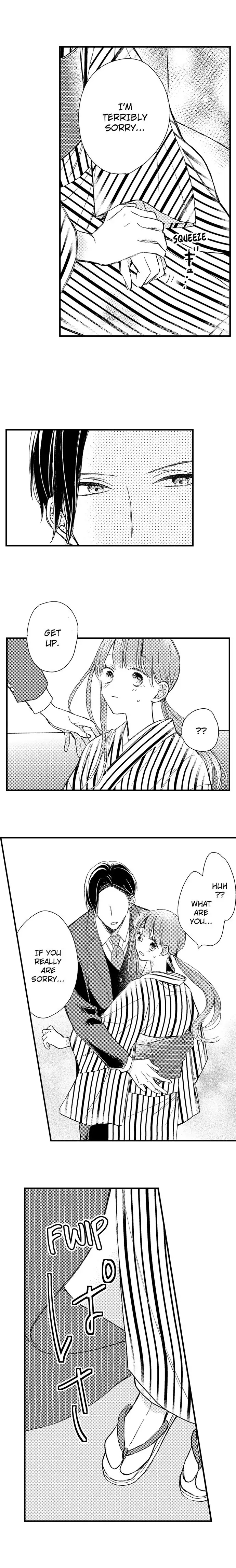 Midarana Netsu, Danna-sama no Kuchi Dzuke de Hodokeru Shoya Chapter 5 - page 8